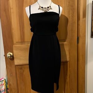 Elegant Black Sleeveless Dress